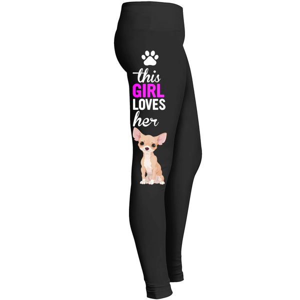 Love My Chihuahua Dog Leggings