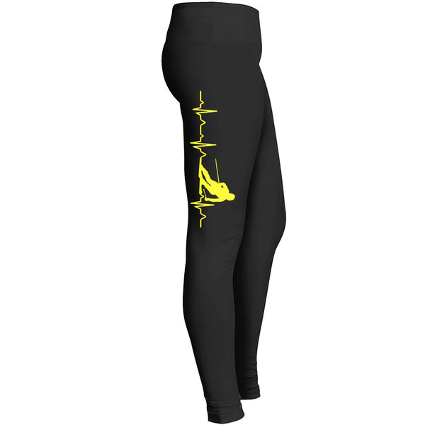 Skiing Leggings For Women Love Skiingskiing Leggings For Who Love Skiing Sport 