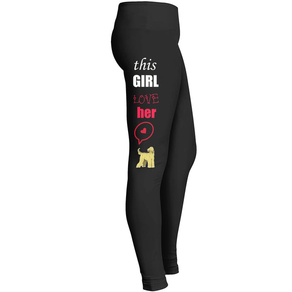 This Girl Love Her Afghan Hound Leggings