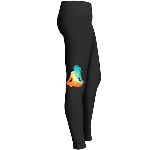 Lady Meditating Leggings