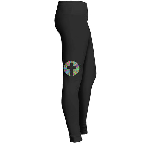 Beautiful Prismatic Cross Halo Leggings