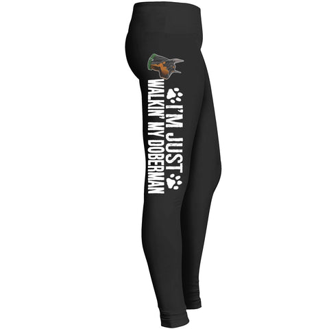 Walking My Doberman Leggings