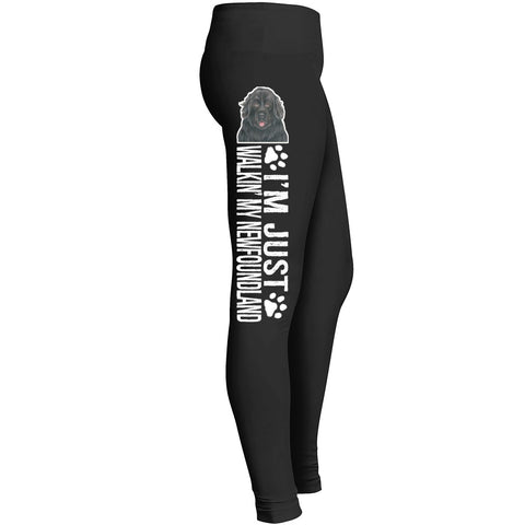 Walking My Newfoundland Leggings