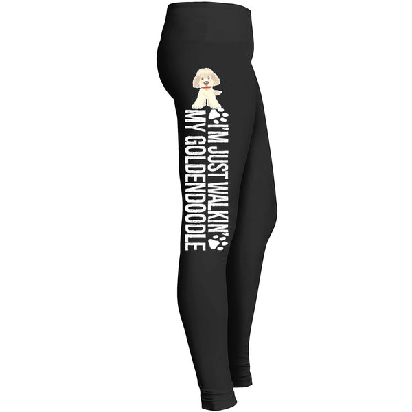 Walking My Goldendoodle Leggings