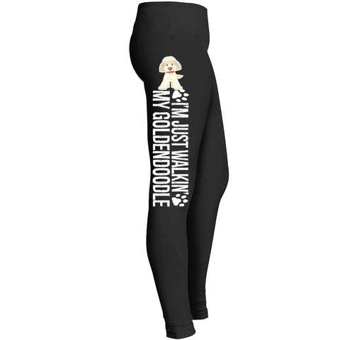 Walking My Goldendoodle Leggings