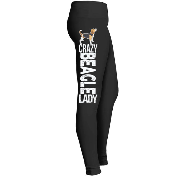 Crazy Beagle Lady Leggings