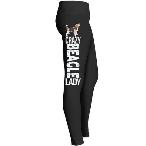 Crazy Beagle Lady Leggings
