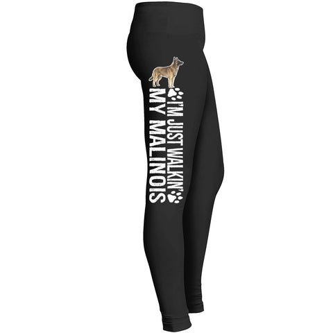 Walking With My Malinois Leggings
