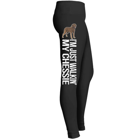 Walking My Chessie Leggings