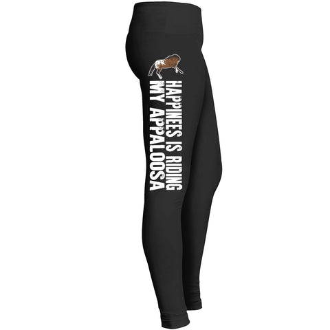 Happiness Is Riding My Appaloosa Leggings