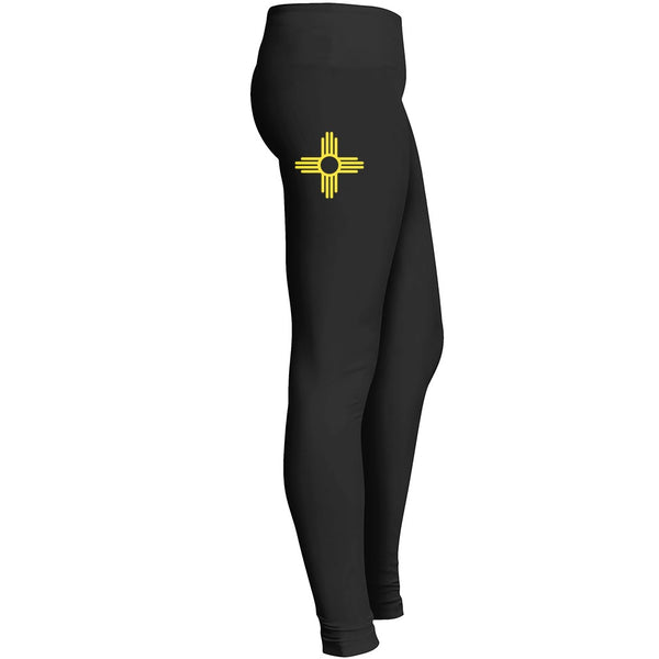 Zia Yellow Simple Leggings