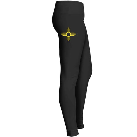 Zia Yellow Simple Leggings