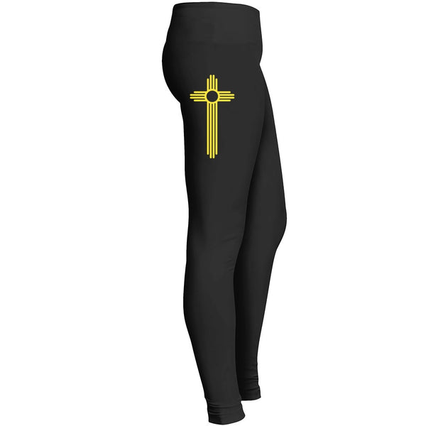 Zia Yellow Stretch Leggings