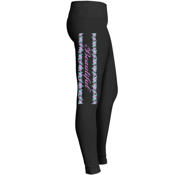 Beautiful Floral Leggings Leggings