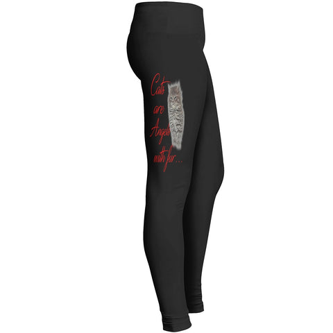 Cats Are Angels With Fur Leggings