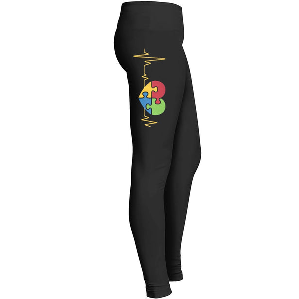 Heartbeat Autism Lg Leggings