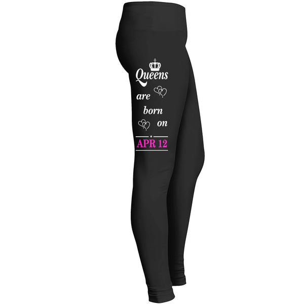 Birthday April 12 Leggings Leggings