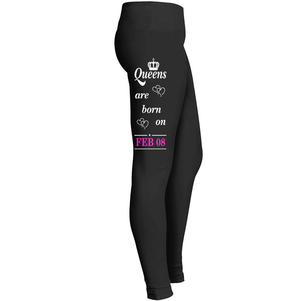 Birthday February 08 Leggings Leggings