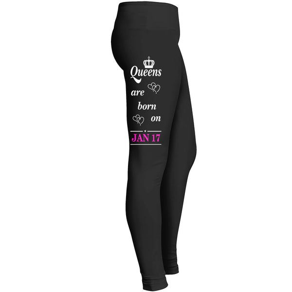 Birthday January 17 Leggings Leggings