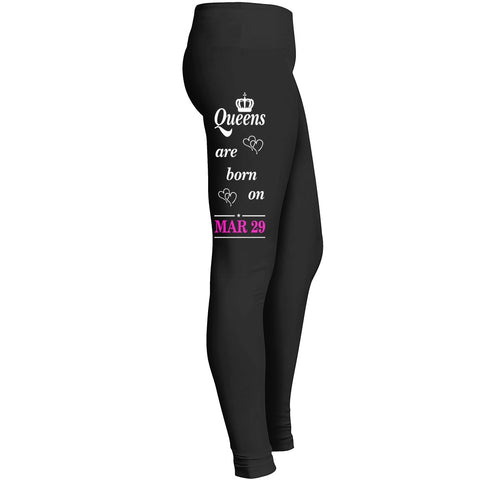 Birthday March 29 Leggings Leggings