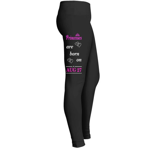 Birthday August 27 Leggings Leggings