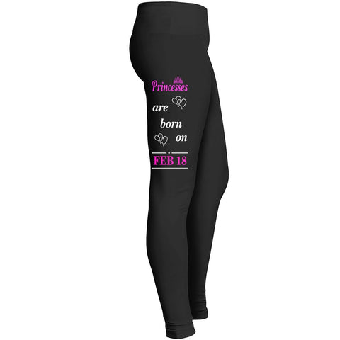 Birthday February 18 Leggings Leggings