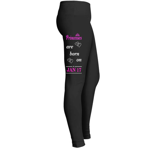 Birthday January 17 Leggings Leggings