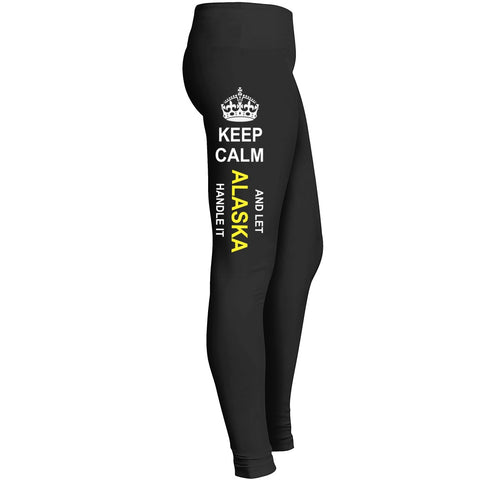 Keep Calm Alaska Leggings Leggings