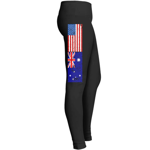 Australianamerican Flags Leggings