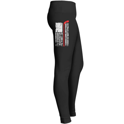 Hockey Flag Leggings