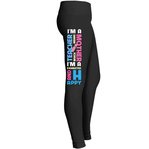 Best World Teacher Mom Leggings