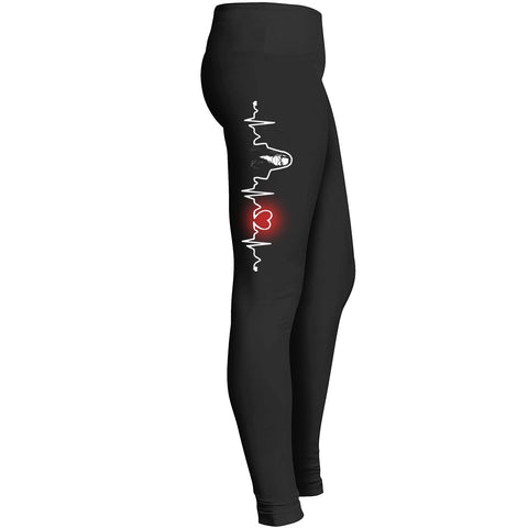 Tori Amosred Heartbeat Leggings