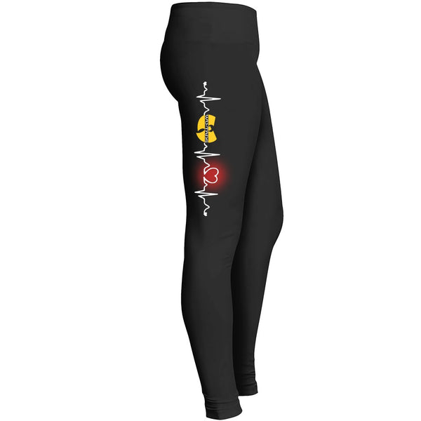 Wu Tangred Heartbeat Leggings