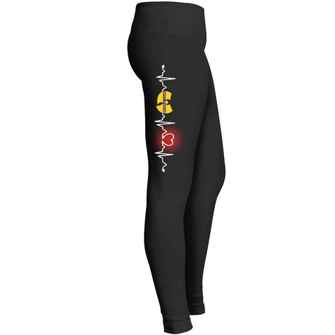 Wu Tangred Heartbeat Leggings