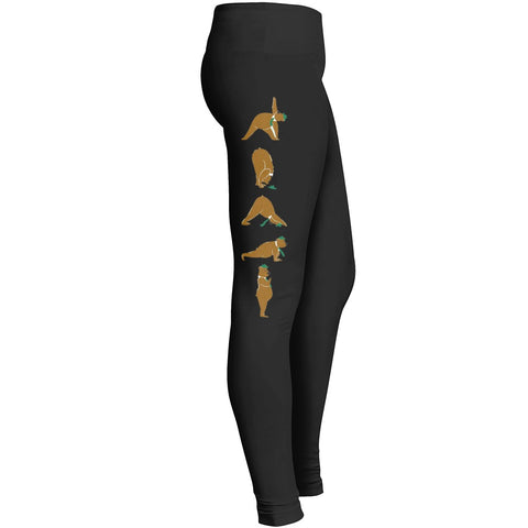I Love My Dog Bear Yogalimited Edition Leggings
